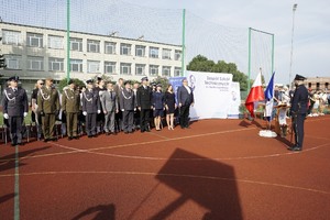 Rozpoczęcie roku z klasami policyjnymi.