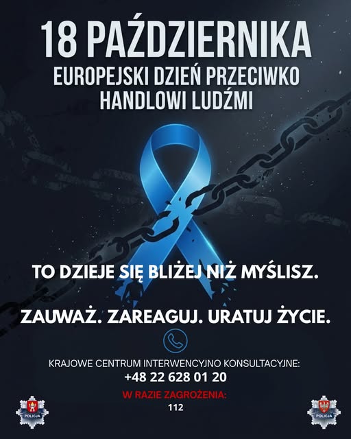 Europejski Dzień Przeciwko Handlowi Ludźmi 18 października